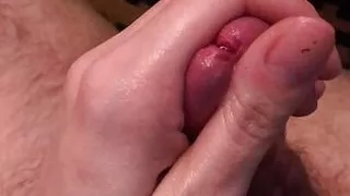 Rough Tug On Big Cock