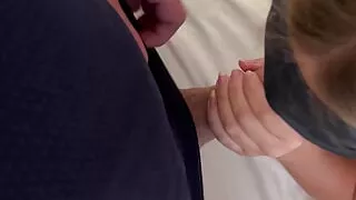 18 year old cum in mouth by fan