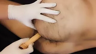 Rimming and Prostate Massage Edging Orgasm leads to HUGE Hands Free Cumshot