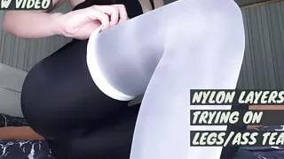 Nylon layers tryon teaser