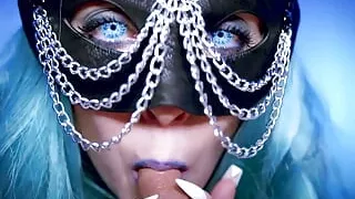Nixi Nastie - Blue Ice Queen - Cosplay Foreskin Sucking