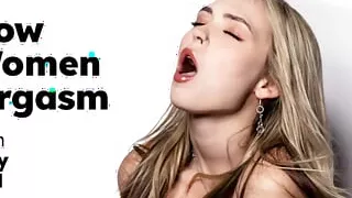 UP CLOSE - How Women Orgasm With Splendid Blonde Lilly Bell! INTENSE HITACHI ORGASM! FULL SCENE