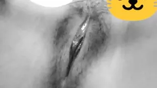 trying to put the fake cock inside of me