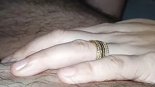 Step mom with no bikini under dress handjob step son dick