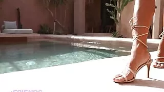 Naughty Putri Cinta Exposing Her Gloomy Round Boobs