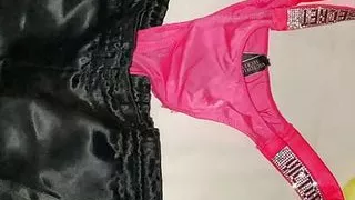 satin shorts, lingerie, thongs...