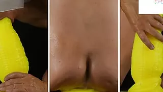 New Dildo - Corn Dildo 3XL - Mr Hankey's Toys - Diameter 11.2cm - 40% soft - deep fuck in my ass - Hankeys - Prolapse & Rosebud