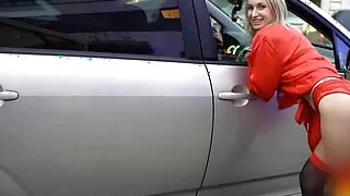 German Prostitute Micky Muffin at no Condom Sex with Big Cock Stranger