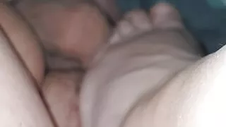 Step mom foot slip on step son dick playing with his cock
