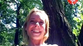 Breathtaking German girl gets her muff fingered by her boyfriend