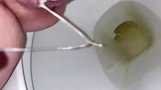 Lick up all my sex cum from my pussy