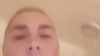 Mature BBW Playing with Herself Alone in the Shower