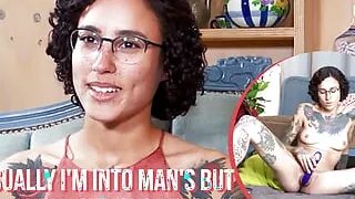 Ersties - Sexy Brunette Gets Off While Using a Toy