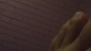 Bottom of feet with sweat