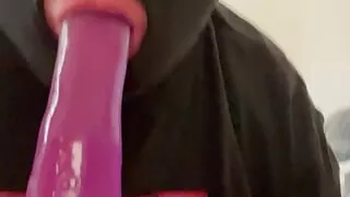 Cleaning the Mistress's dong the right way