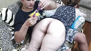 Curious Goddess - Anal amateur My husband's friend came to train my ass to be open for fucking