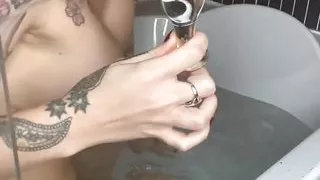 Something filthy for your Sunday evening! Lots of spitting and anal play in the bath
