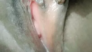 Pussy spread close up inside