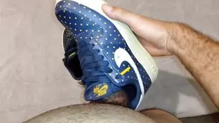 Cumshot on my wife's Nike af1 sneaker