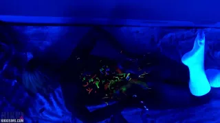 Black Light Body Paint video