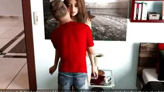 Day 17 - Free - Sophia and Sam Spend Some Time at the Pool Together.