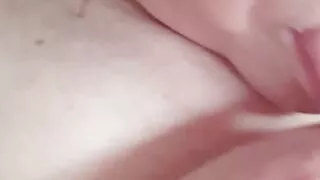 Sucking my nipples