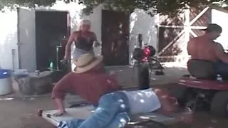 Cuckold Archive Busty biker wife gangbang