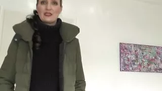 My Green Long Down Coat