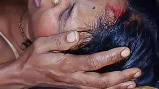 We fucked my wife with great pleasure at night