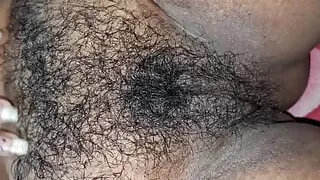 Hairy pussy show and play