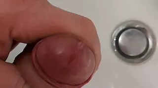 Fresh shaved cumshot