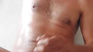 Sweating armpits jerking