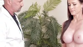 Lusty MILF Sofie Marie Gives Sloppy Blowjob To Her Doctor