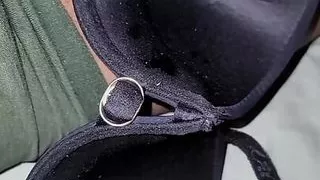 masturbating in my sister's 36b bra