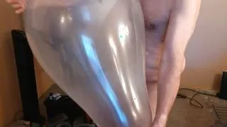 102) Qualatex 18 Balloon Daddy Jerk and Cum - Looner, Non-Pop