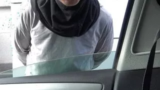 Perverted German Picks Up A Syrian Refugee In Hijab