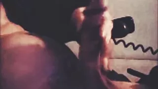 Camboy streamer close up solo jack off