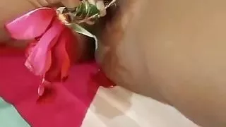 Beautiful college  girl doing fuck by herself .