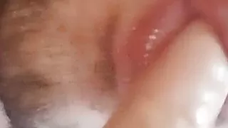 Mouth fuck and kissing blowjob
