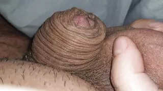 Step mom trying to woke up step son dick by handjob him