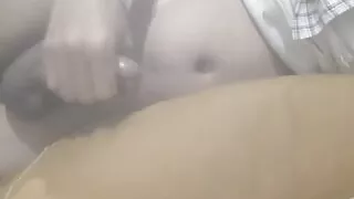 a boy ride on pillow