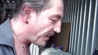 Hot sex tourists fuck a horny milf outdoors