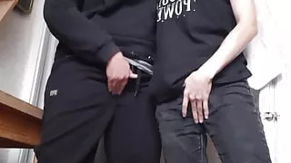 We masturbate while dressed before studying so that our parents don't catch us - Lesbian-candys