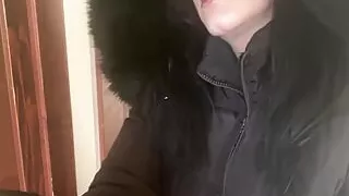 Milfycalla- Cum on Clothes. Cum on Fluffy Jacket 141