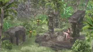 The last island of the savages. Tribal chief fucking young blonde