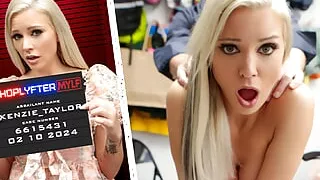 Loss Prevention Officer Ryan Apprehends Hot MYLF Kenzie Taylor When She Is Suspected Of Shoplifting