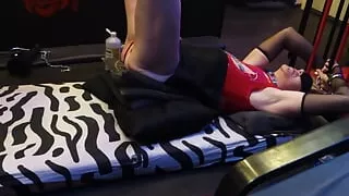 Mrs Samantha and Sir Rob treat Slut Els to some fine Ass play!