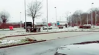 Slutboyben CAM4 Nympho Exhibitionist Exposed Highway A2 Parking Zweidorferholz