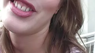 Katalin sucks a BBC during her smoke break and then gets fucked hardcore from behind