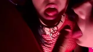 Three dirty sluts spread their legs for a handsome fellow after sucking him off